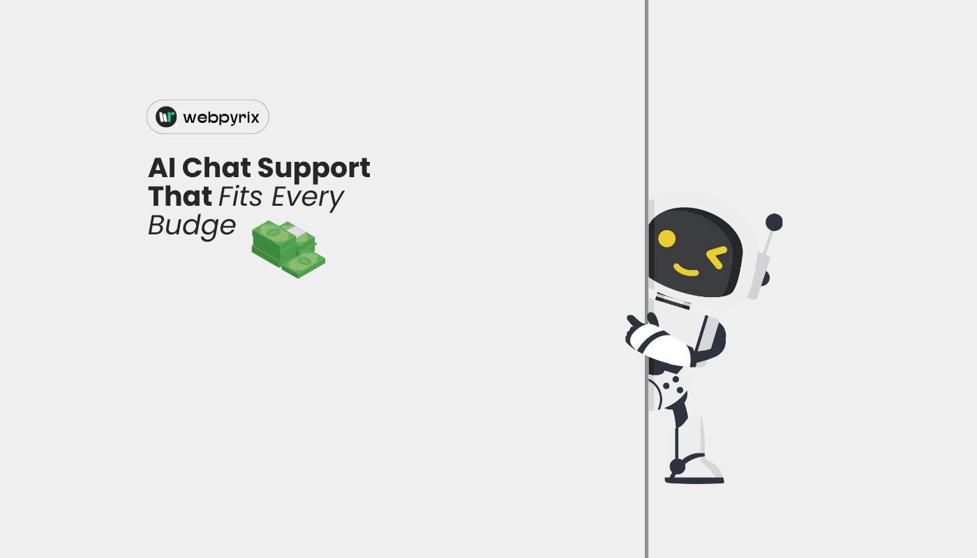Infographic about the cost of AI chat support in 2025 for small businesses